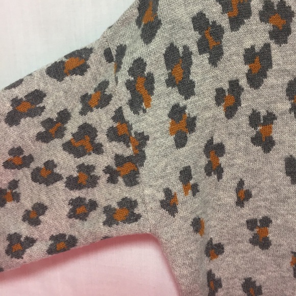 GAP Brooklyn Animal Print Leopard Wool Sweatshirt - Picture 7 of 7